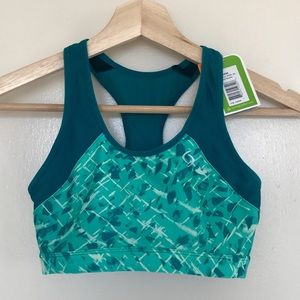 Moving Comfort Teal Phoebe Bra C/D